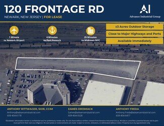 More details for 120 Frontage Rd, Newark, NJ - Land for Lease