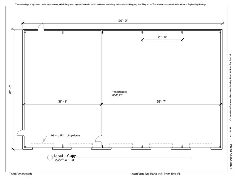1950 Palm Bay Rd NE, Palm Bay, FL for sale - Floor Plan - Image 2 of 2