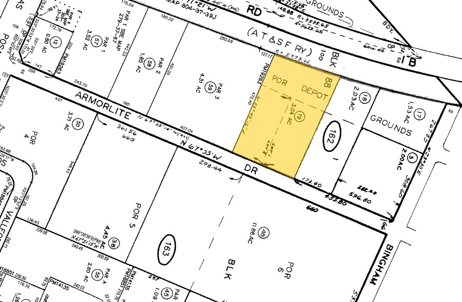 1152 Armorlite Dr, San Marcos, CA à louer - Plan cadastral - Image 1 de 1