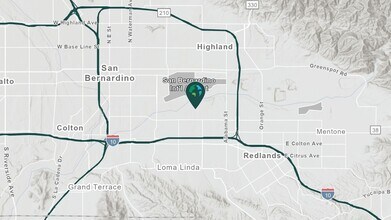 1898 Marigold Ave, Redlands, CA - AERIAL  map view