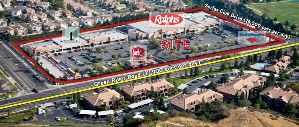 2711 Green River Rd, Corona, CA for lease - Aerial - Image 2 of 5