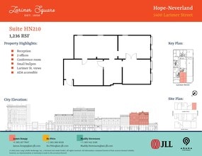 1400-1498 Larimer St, Denver, CO à louer Plan d’étage- Image 1 de 1