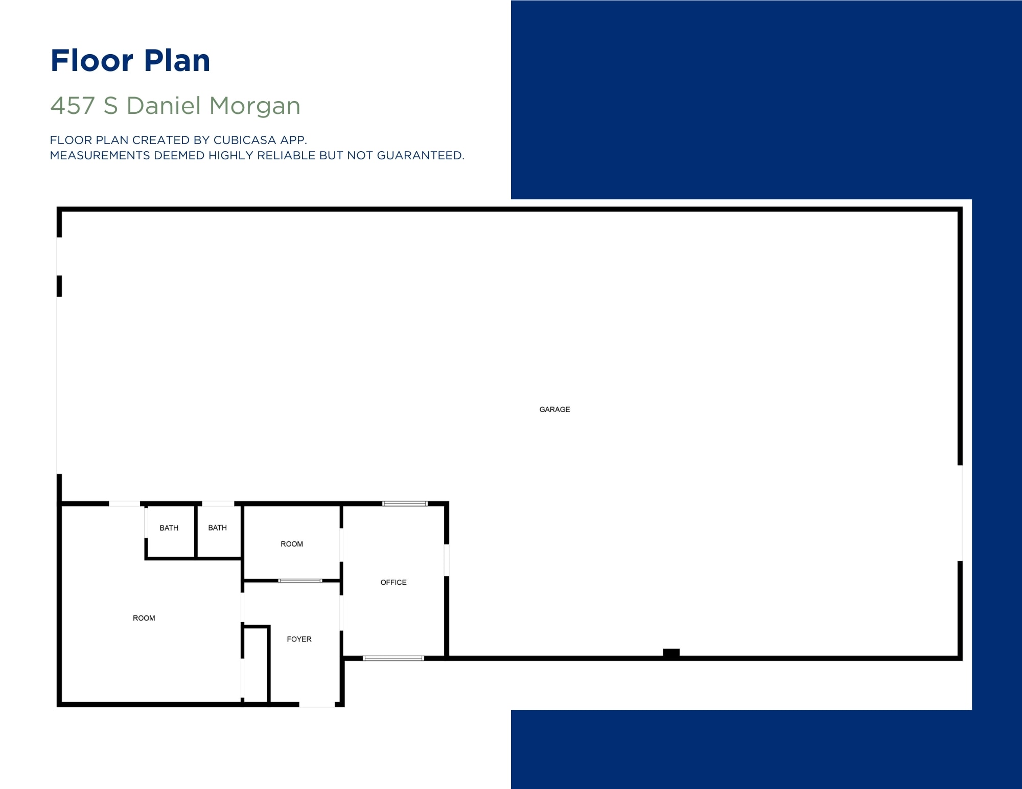 457 S Daniel Morgan Ave, Spartanburg, SC for lease Typical Floor Plan- Image 1 of 1