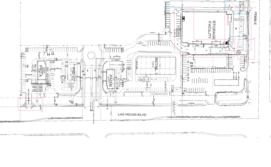 W Pebble Rd, Las Vegas, NV for lease - Site Plan - Image 2 of 4