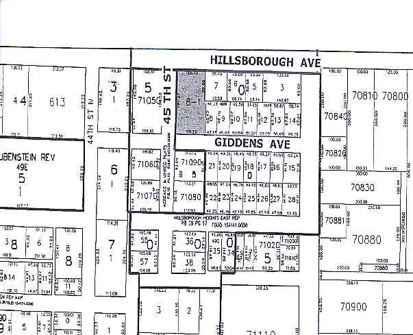 4501 E Hillsborough Ave, Tampa, FL à vendre - Plan cadastral - Image 1 de 1