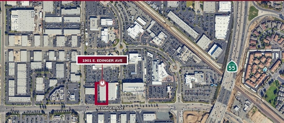 1901 E Edinger Ave, Santa Ana, CA à louer - Photo du bâtiment - Image 2 de 4