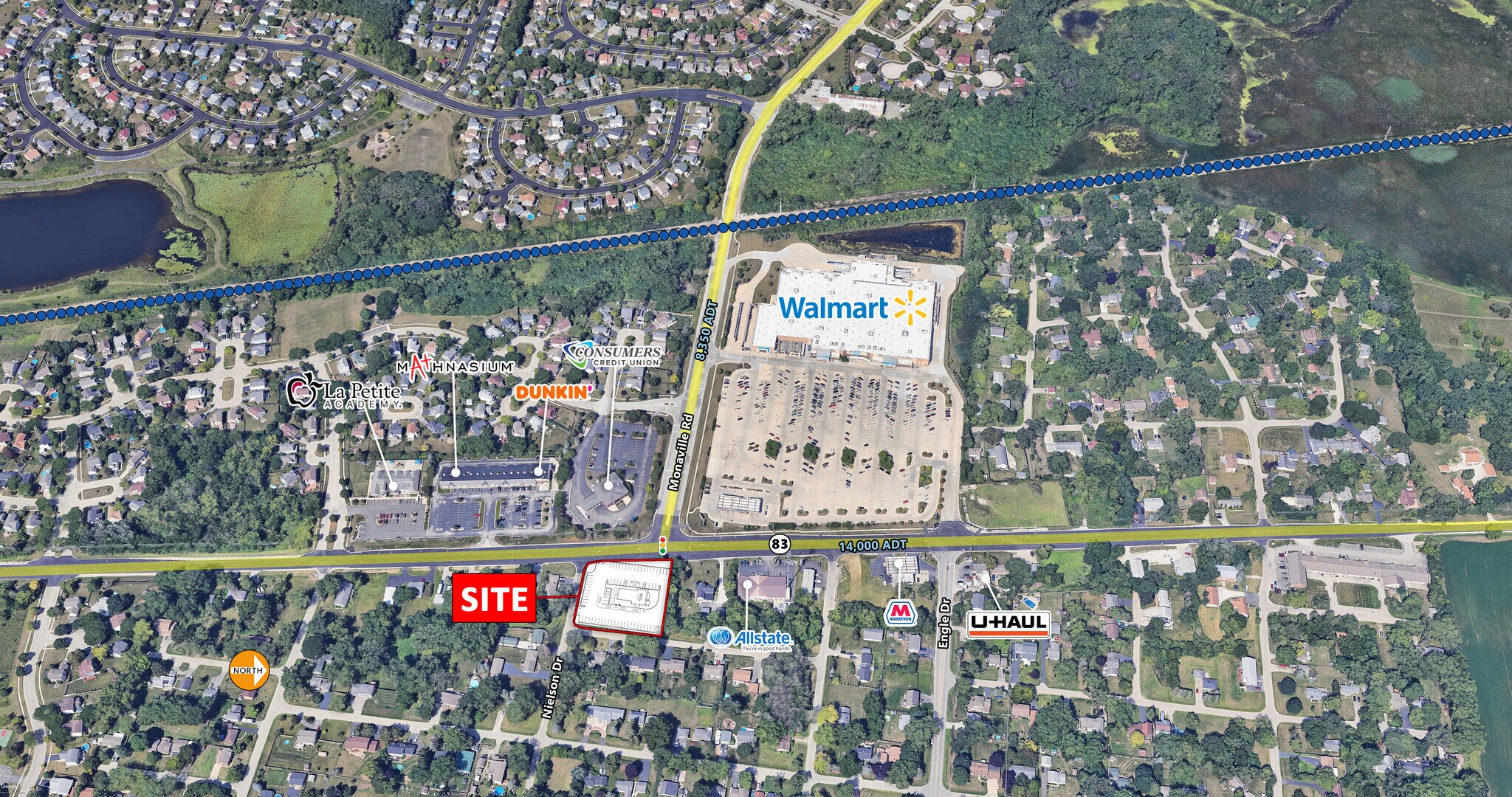 Bernice Drive, Lake Villa, IL for lease Aerial- Image 1 of 2