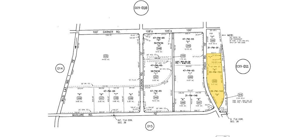 3700 Finch Rd, Modesto, CA à louer - Plan cadastral - Image 2 de 5