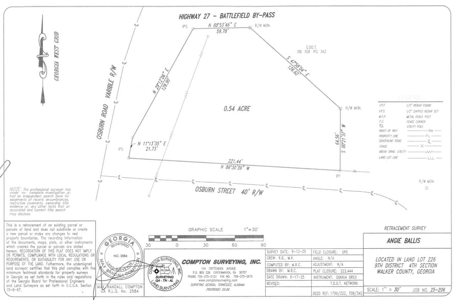 0 Osburn Rd, Chickamauga, GA à vendre - Autre - Image 3 de 3