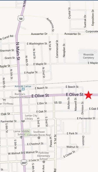 1432 E Olive St, Lamar, CO à vendre - Aérien - Image 2 de 2