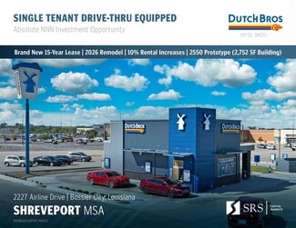 Plus de détails pour 2227 Airline Dr, Bossier City, LA - Commerce de détail à vendre