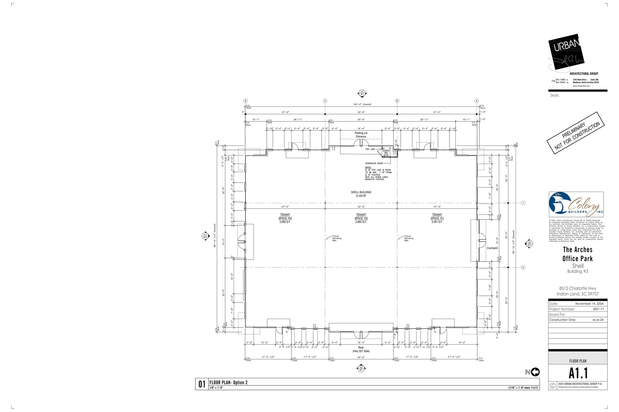 US Highway 8512, Indian Land, SC for lease Site Plan- Image 1 of 1