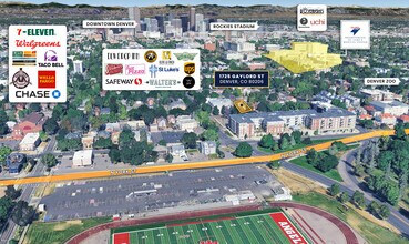 1725 Gaylord St, Denver, CO - AERIAL map view