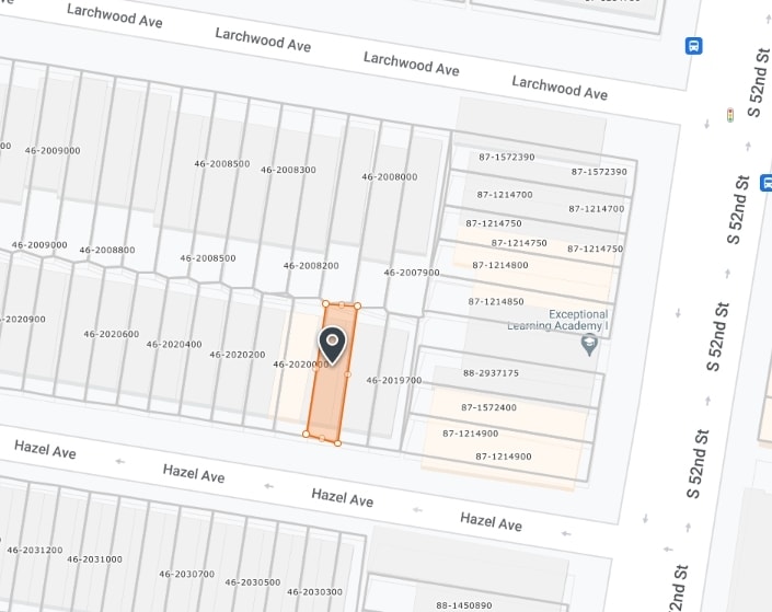 5209 Hazel Ave, Philadelphia, PA for sale - Plat Map - Image 1 of 3