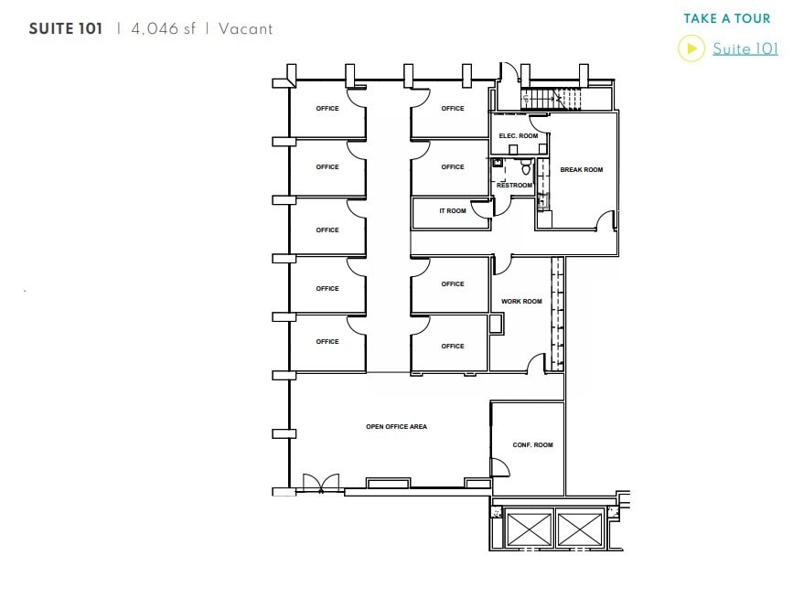 591 Camino de la Reina, San Diego, CA for lease Floor Plan- Image 1 of 1