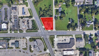 15961 15 Mile Rd, Clinton Township, MI - Aerial map view