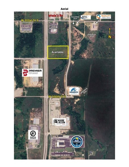S Broadway St, Glenpool, OK for sale - Aerial - Image 2 of 6