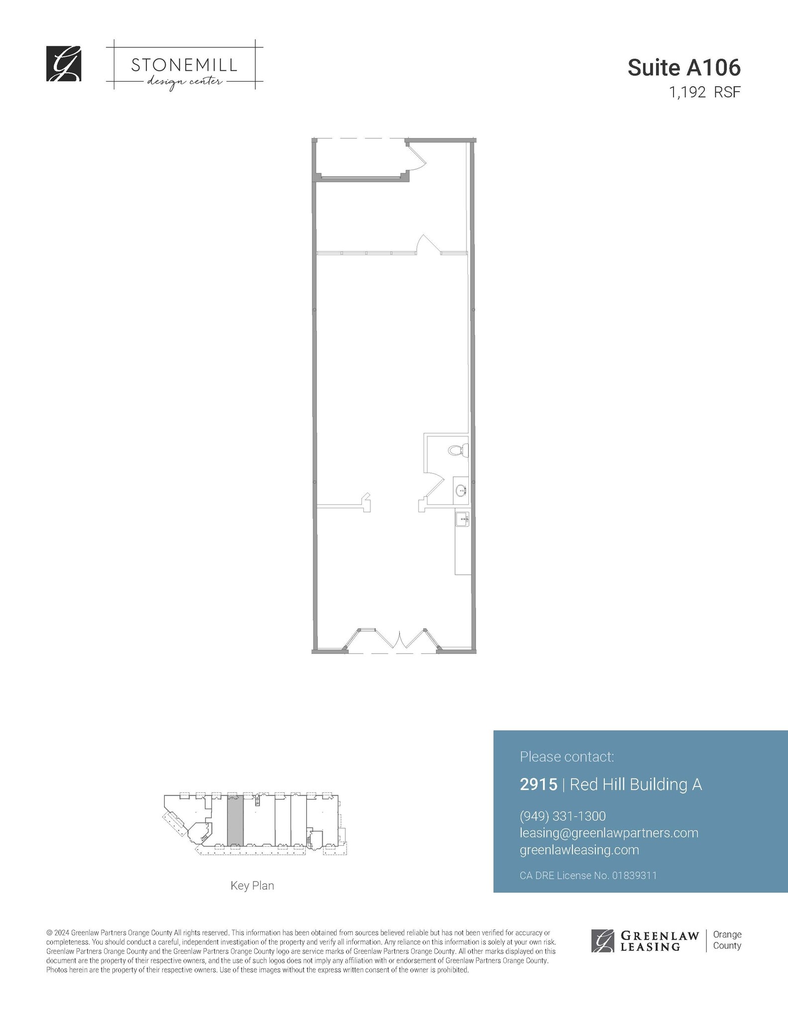 2915 Red Hill Ave, Costa Mesa, CA for lease Floor Plan- Image 1 of 1