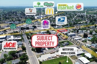 304 F St, Waterford, CA - Aerial map view - Image1