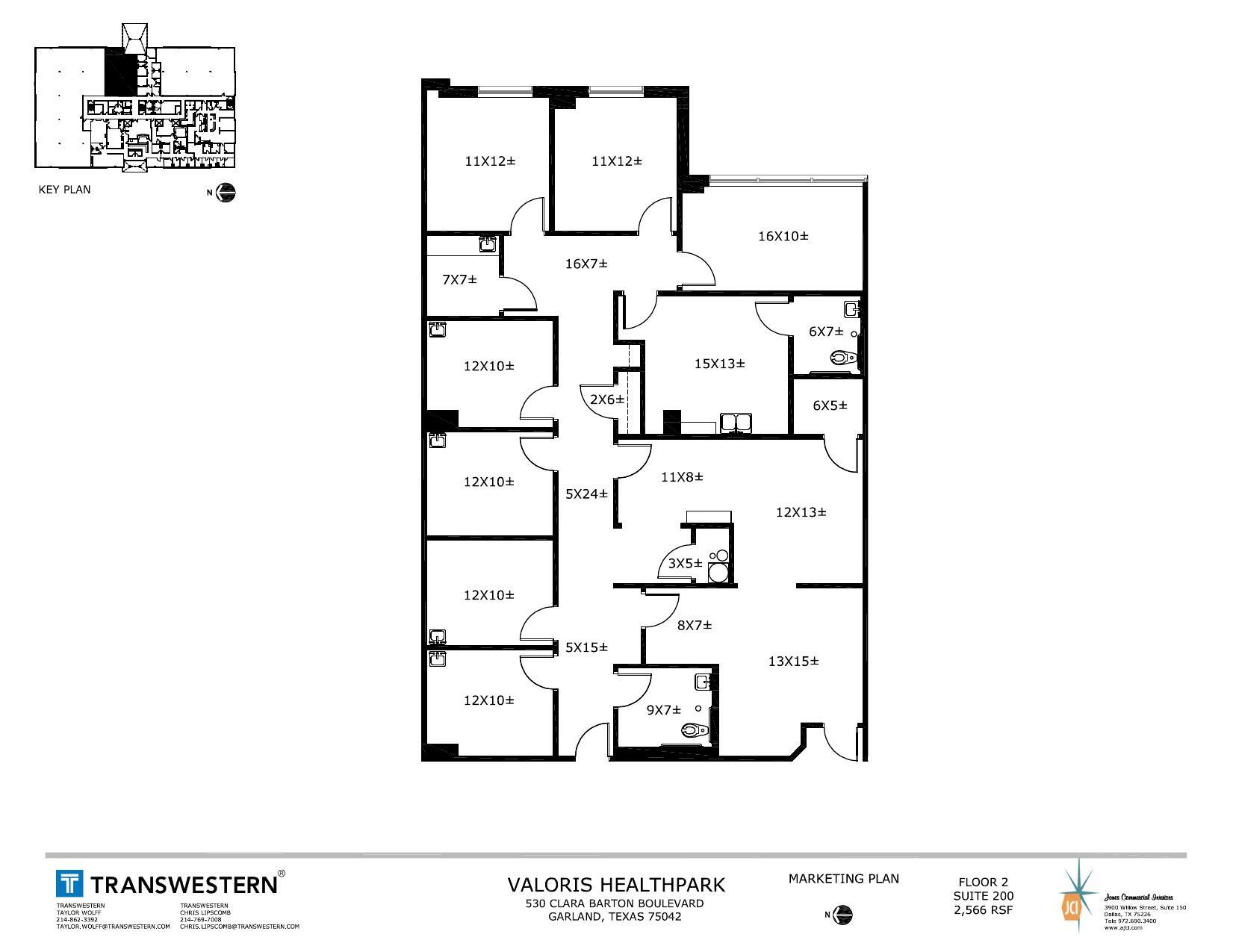 530 Clara Barton Blvd, Garland, TX à louer Plan d  tage- Image 1 de 1