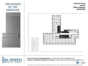 1350 Avenue of the Americas, New York, NY à louer Plan d  tage- Image 1 de 2