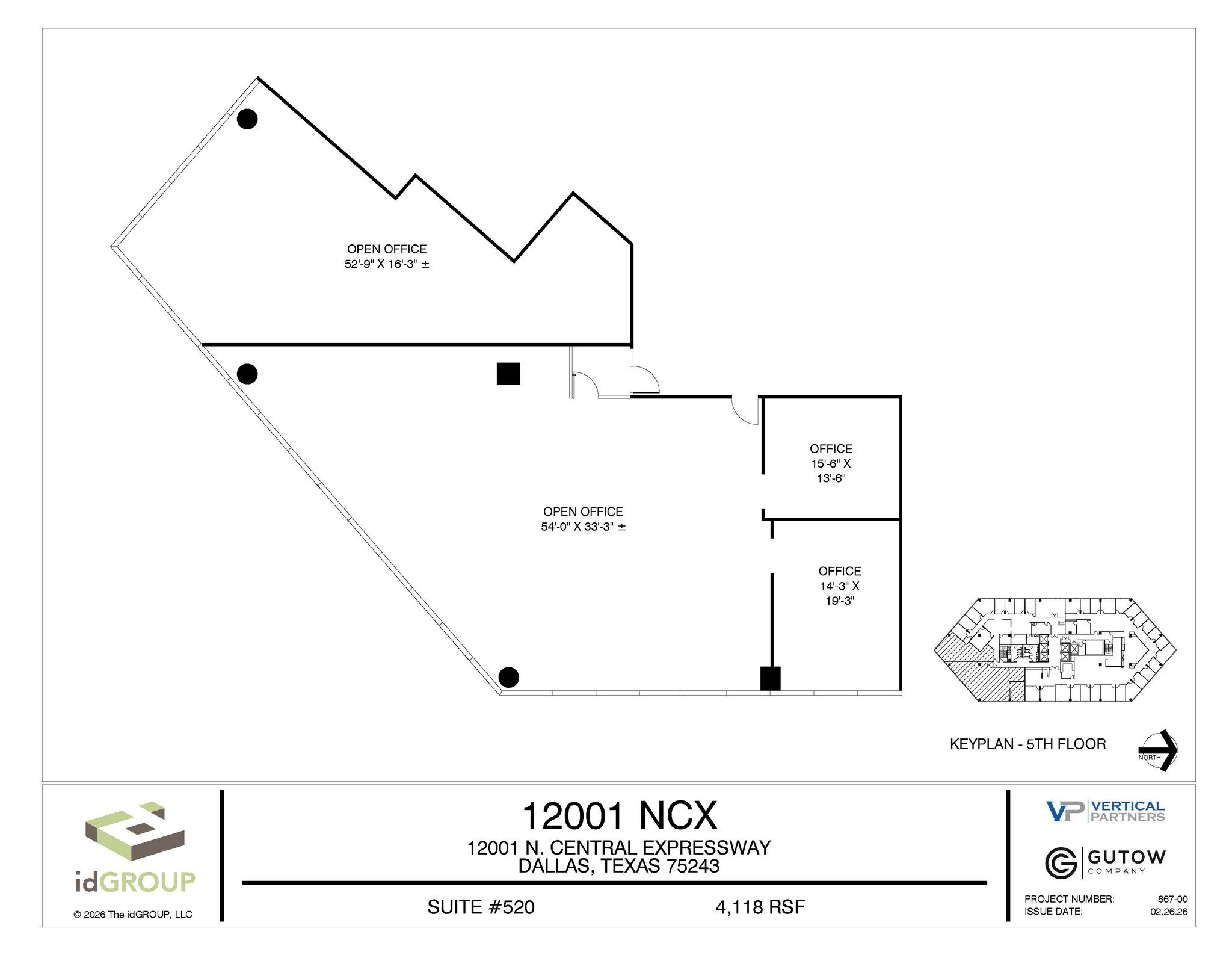 12001 N Central Expy, Dallas, TX à louer Plan d’étage- Image 1 de 1