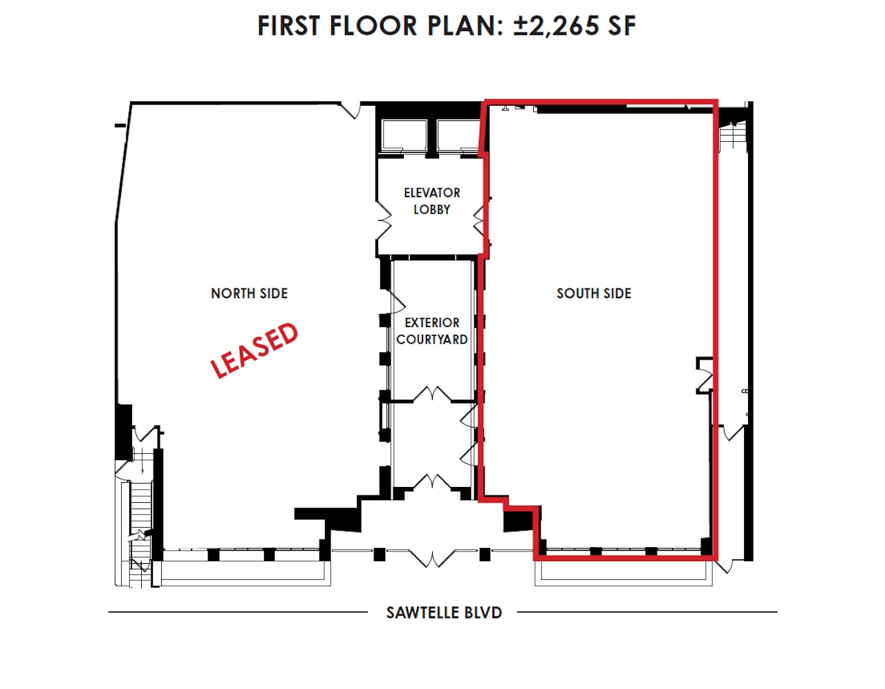 2045 Sawtelle Blvd, Los Angeles, CA for lease Floor Plan- Image 1 of 9