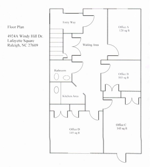 4922-4948 Windy Hill Dr, Raleigh, NC à louer - Photo du bâtiment - Image 2 de 7