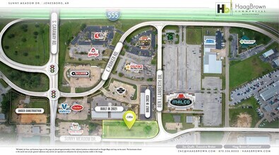 2322 Sunny Meadow Dr, Jonesboro, AR - Aerial  map view - Image1