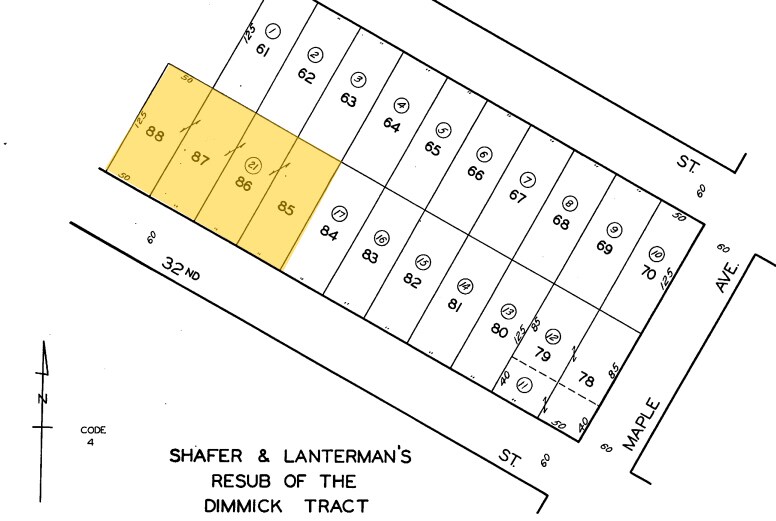 219 E 32nd St, Los Angeles, CA à louer - Plan cadastral - Image 2 de 21