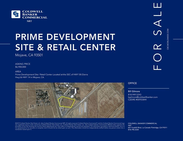 16804 Ca-14, Mojave, CA à vendre - Photo principale - Image 1 de 8