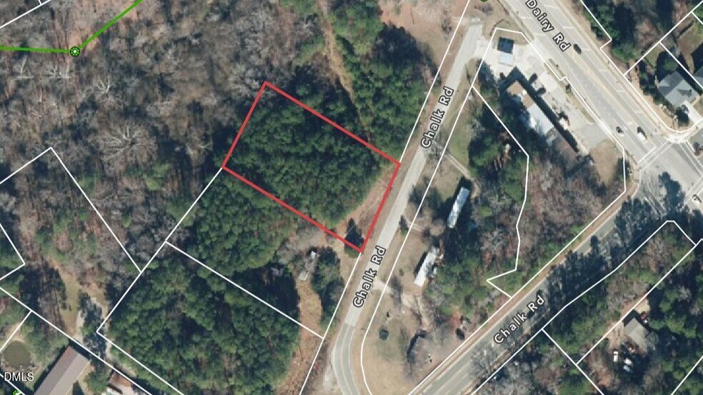 1005 Chalk Rd, Wake Forest, NC à vendre - Aérien - Image 2 de 4