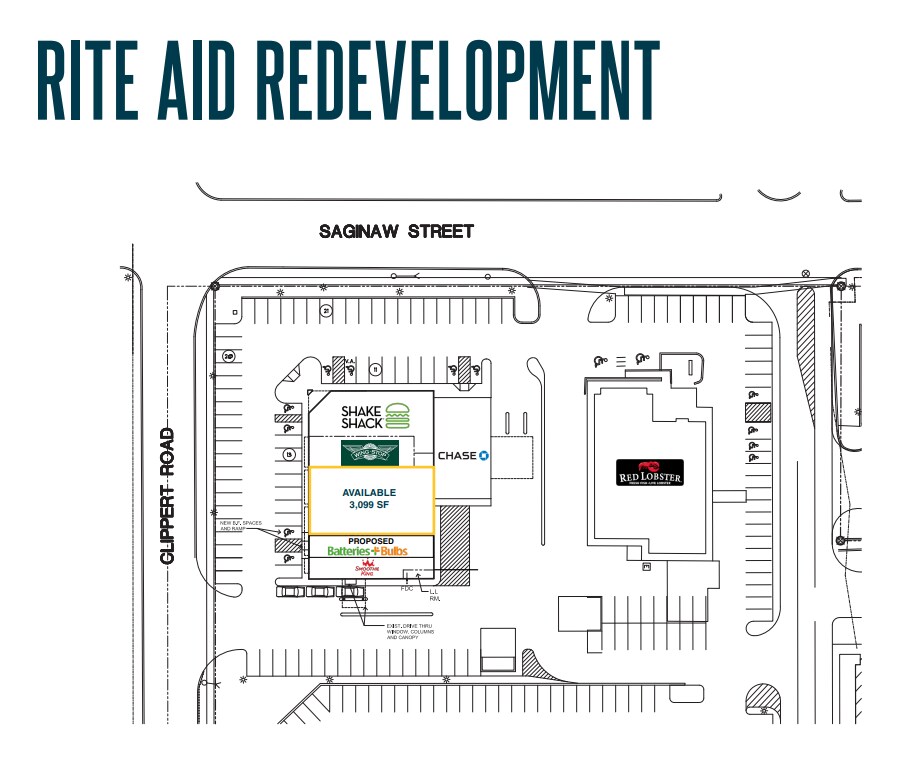 3100-3118 E Saginaw St, Lansing, MI for lease Floor Plan- Image 1 of 1