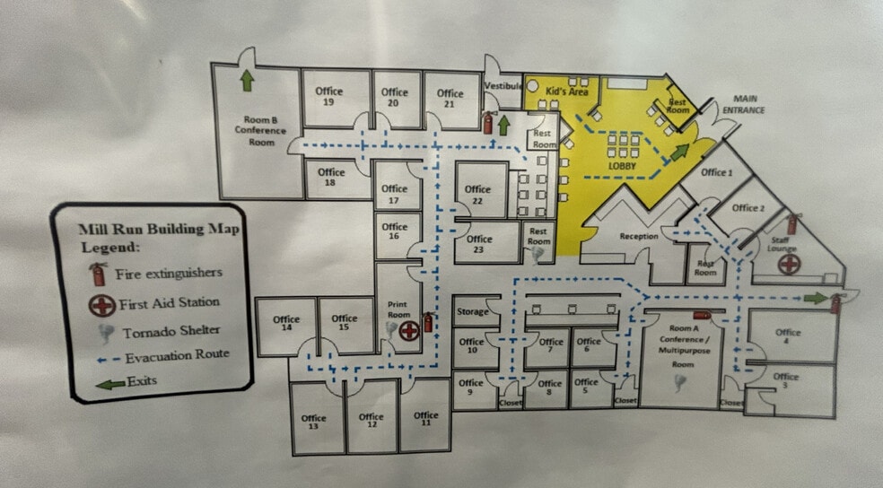 3639-3645 Ridge Mill Dr, Hilliard, OH for lease - Floor Plan - Image 2 of 9
