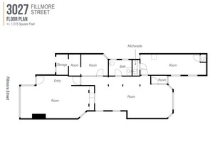 3027 Fillmore St, San Francisco, CA for lease Floor Plan- Image 1 of 1