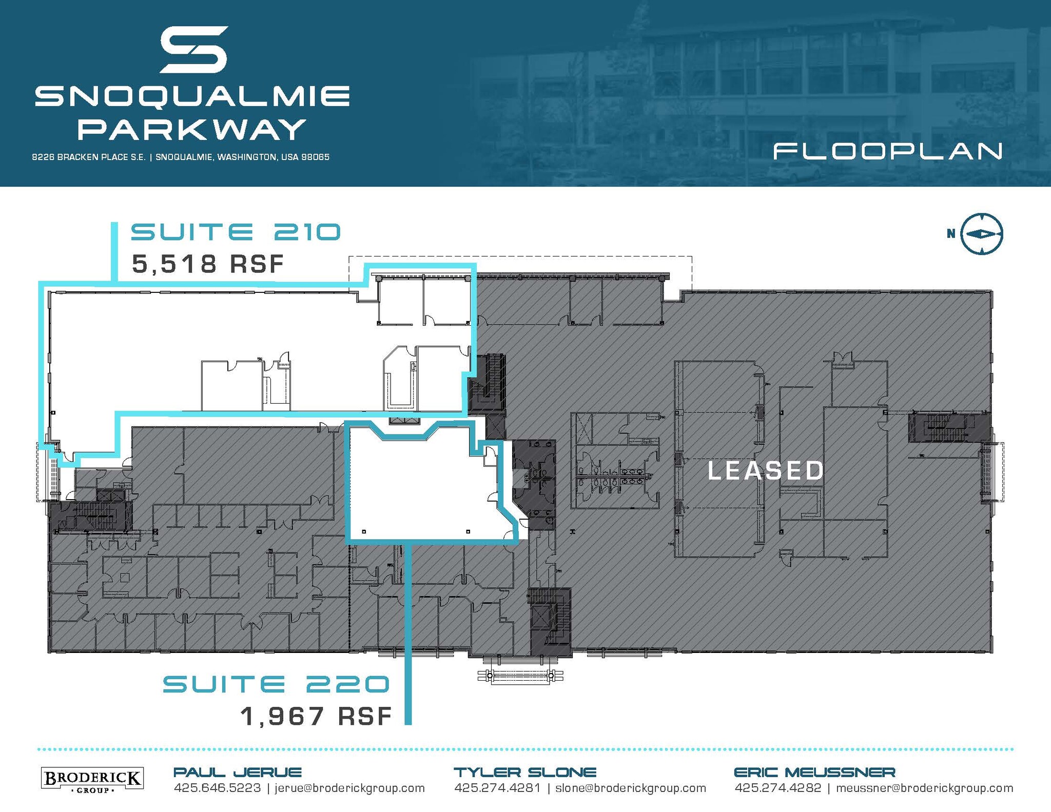 8226-8304 Bracken Pl SE, Snoqualmie, WA à louer Plan d’étage- Image 1 de 1