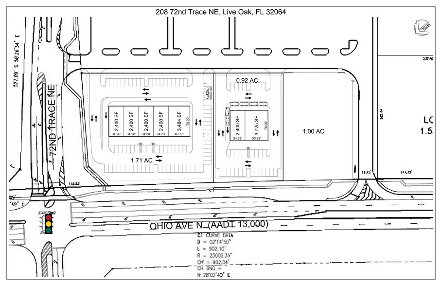 208 72nd Trce NE, Live Oak, FL à louer - Plan de site - Image 2 de 2
