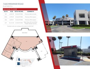 7310-7480 Miramar Rd, San Diego, CA for lease Floor Plan- Image 2 of 2