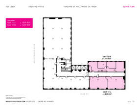 1680 N Vine St, Hollywood, CA for lease Floor Plan- Image 1 of 1