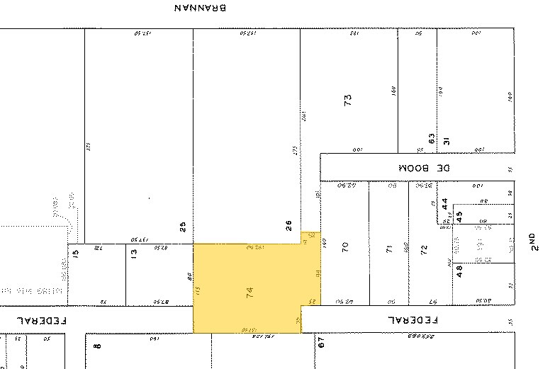 60 Federal St, San Francisco, CA à vendre - Plan cadastral - Image 2 de 9