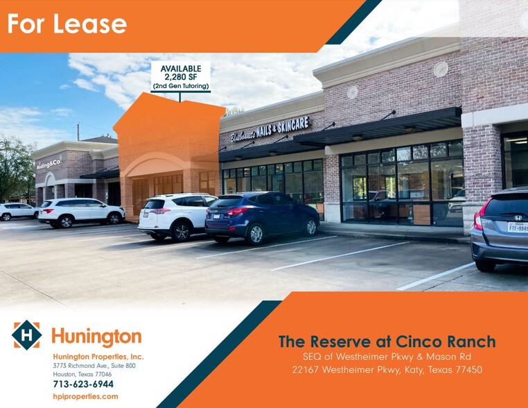 22167 Westheimer Pky, Katy, TX for lease - Building Photo - Image 1 of 1