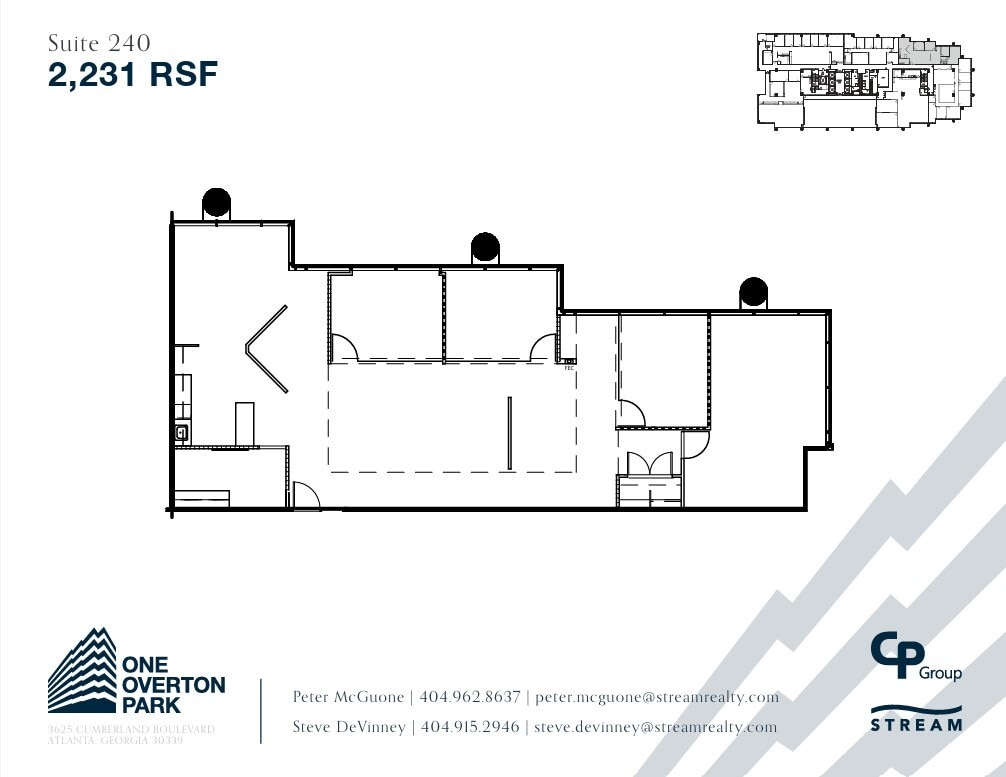 3625 Cumberland Blvd SE, Atlanta, GA à louer Plan d’étage- Image 1 de 1
