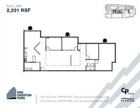 3625 Cumberland Blvd SE, Atlanta, GA à louer Plan d’étage- Image 1 de 1