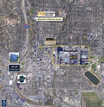 122 N Tejon St, Colorado Springs, CO - AERIAL  map view