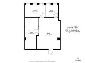 5901 W Century Blvd, Los Angeles, CA à louer Plan d’étage- Image 2 de 2