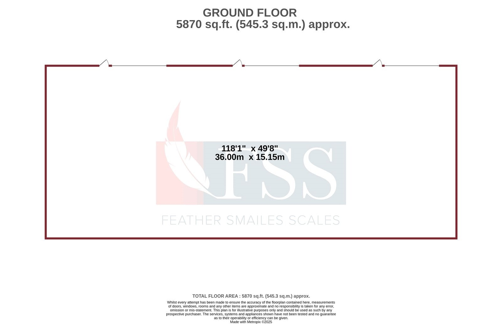 Fore Ln, Bedale à louer Plan d’étage- Image 1 de 6