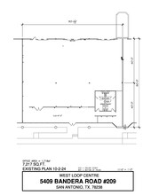 5407-5419 Bandera Rd, San Antonio, TX à louer Plan d  tage- Image 1 de 1