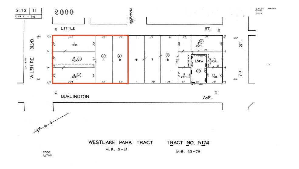 1660-1670 Wilshire Blvd, Los Angeles, CA à vendre - Plan cadastral - Image 3 de 11