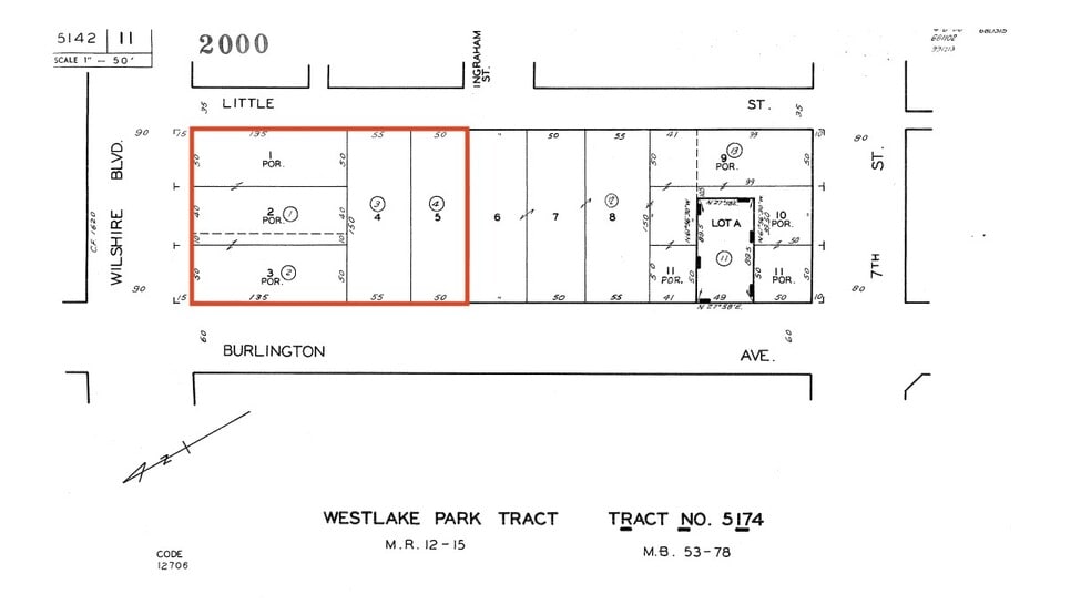 1660-1670 Wilshire Blvd, Los Angeles, CA for sale - Plat Map - Image 3 of 11