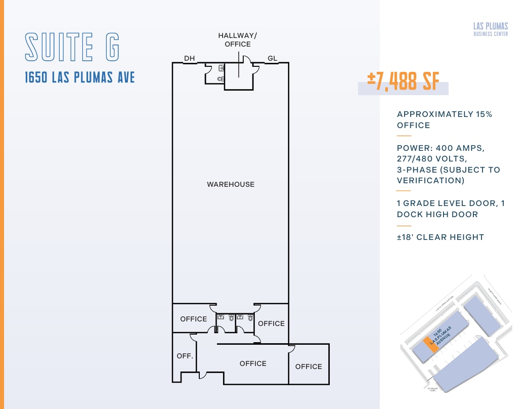 1670 Las Plumas Ave, San Jose, CA for lease Floor Plan- Image 1 of 1